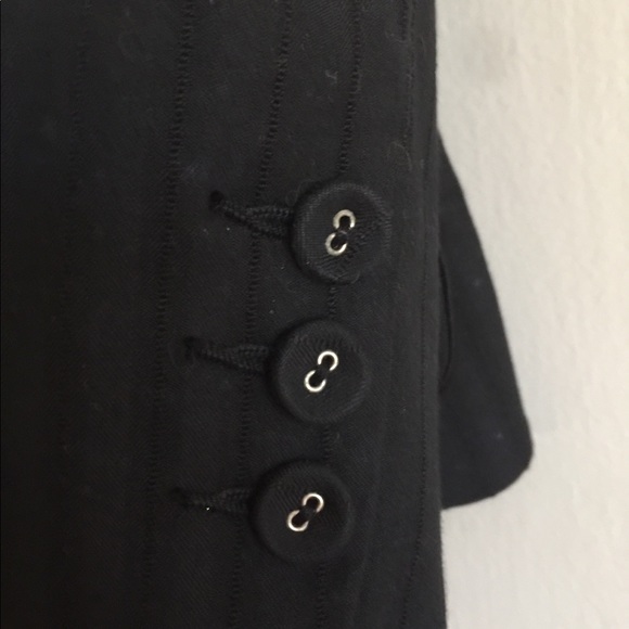 Bebe Black Cropped Tuxedo Style Jacket - Picture 3 of 8